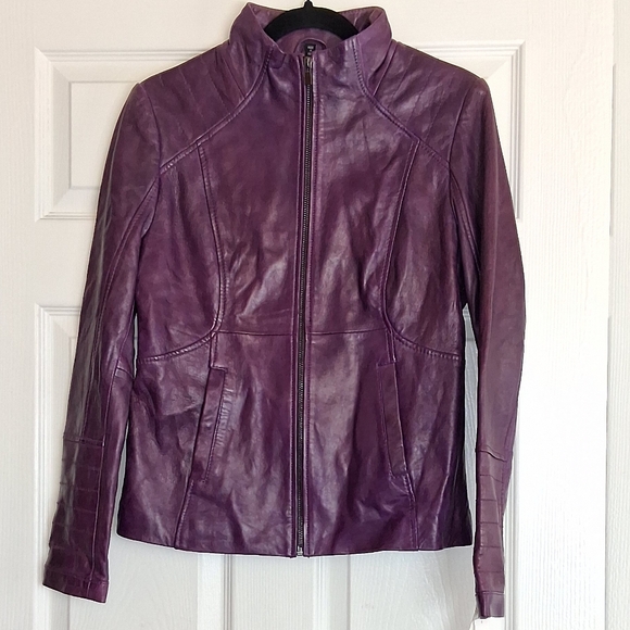 Wilsons Leather Purlpe Classic Leather Jacket